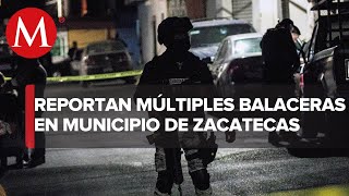 Noche violenta en Zacatecas reportan balaceras en Jerez [upl. by Esirehc]