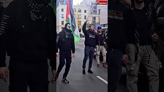 TORONTO PROTEST 🍉 freepalestine palestinewillbefree savegaza [upl. by Yraillih]