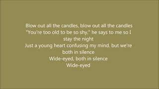 Candles daughter karaoke vocals removed  lyrics [upl. by Norrat]