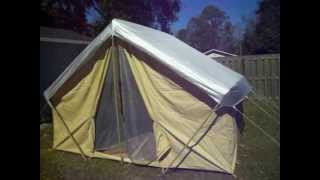 Trek Tents 245c 9 x 12 Canvas Wall Tent [upl. by Arhoz]