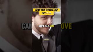 Jack Harlow is in LOVE 😳😂 jackharlow interview rap [upl. by Nnairb]