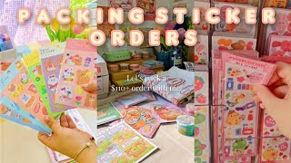 📦 Packaging Sticker Orders 💌  Tiktok compilation [upl. by Nanyk]