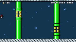 Flappy Bird in Mario Maker v20 by moep  Super Mario Maker 2  No Commentary 1bu [upl. by Ahsekad]