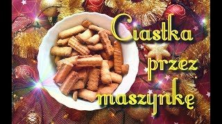 Ciastka smalcowe przez maszynkę [upl. by Ahseuqram267]