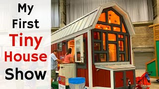 My First Tiny Home Tours  Great American Tiny House Show in Tampa Florida [upl. by Nitsew]