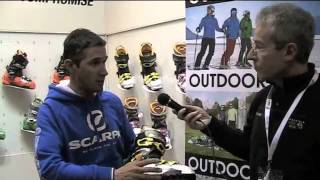 SCARPA PRESENTA LO SCARPONE MAESTRALE RS ISPO 2012 [upl. by Uriiah]