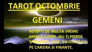 ♊GEMENI♊TAROTHOROSCOP OCTOMBRIE 2023🌟ASTEPTI DE MULTA VREME MAREA IUBIRE NUTI PIERDE SPERANTA [upl. by Holey]