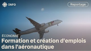 Le Manitoba annonce des investissements dans le secteur de laéronautique [upl. by Marna]