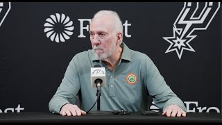 202324 San Antonio Spurs Season  Gregg Popovich PostGame Interview 242024 [upl. by Cirdet]