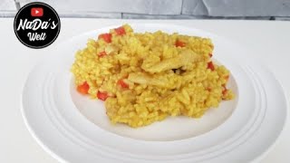 Curry Hähnchen mit Reis  lecker leichtes Mittagessen  NaDas Welt Rezepte [upl. by Akeem]