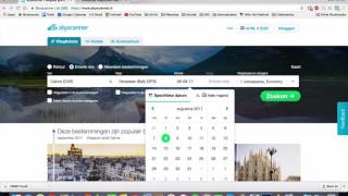 Skyscanner  Hoe je super goedkoop vliegtickets boekt [upl. by Sievert562]