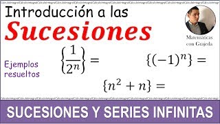 Sucesiones Introducción y ejemplos resueltos [upl. by Adiana812]