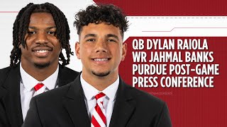 Nebraska QB Dylan Raiola WR Jahmal Banks Purdue Post Game Press Conference 92824 [upl. by Jeth]