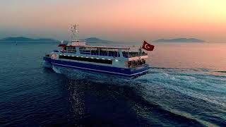 Mavi Marmara Motorları Gün Batımı Bostancı Adalar [upl. by Hathaway]