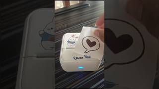 Mini pocket printer 🖨️ video youtube youtubeshortsminiprinter [upl. by Tartan437]