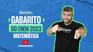 Gabarito ENEM 2023 Matemática  45 Questões Resolvidas [upl. by Egamlat]