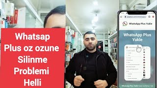 yeni versiya whatsapp plus yuklewhatsapp plus telefondan silindi geri getirme [upl. by Nirro]