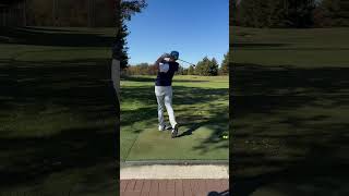 Pitching Wedge Swing Front and Side View [upl. by Ahcatan]