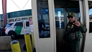 Slap Stick US Border Patrol Immigration Checkpoint Refusal Sierra Blanca Texas 27 January 2024 [upl. by Popelka]