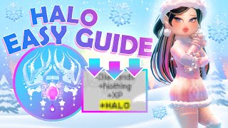 EASILY WIN The GLITTERFROST HALO With THIS GUIDE ❄️ Royale High Halo Answers [upl. by Barbe]