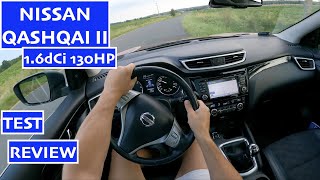 2014 Nissan Qashqai II 16dCi 130HP Tekna 4x4  POV Test drive  0100  Review [upl. by Isadore807]