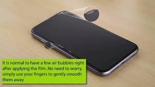 iPhone 15 screen protector Installation Video [upl. by Elleivap314]