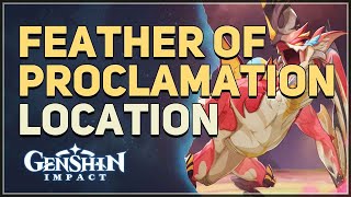 Feather of Proclamation Genshin Impact [upl. by Crooks]