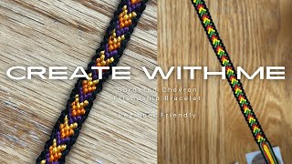 Bordered Chevron Friendship Bracelet Tutorial [upl. by Lednem]