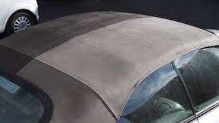 Waterproofing a convertible cabriolet roof very cheaply HD [upl. by Paten]