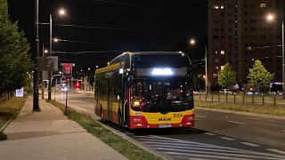 MAN NL253 Lions City Hybrid 9506 Mobilis Warszawa  linia 719 [upl. by Fancy378]