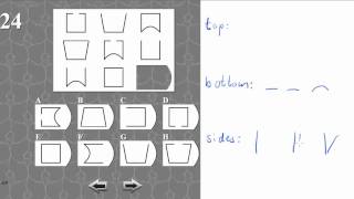 IQ TEST matrix 24 SOLVED AND EXPLAINED [upl. by Evvy836]