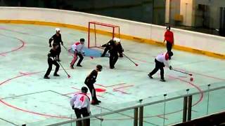 2010 World Broomball Championships Warmup  Mens Australia [upl. by Orvah]