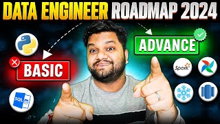 Data Engineer COMPLETE ROADMAP  2024 🔥 Basic ➡️ Advance [upl. by Irac]