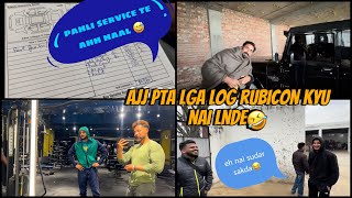 Gaddi kyu nai lnde log eh vli  phli service hi anni mhg😅 laddi honi nai tlde  Dhillonpreet Vlogs [upl. by Starks263]