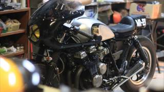 honda cbx 750 cafe racer [upl. by Zuliram]