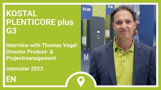 Intersolar The 3rd Generation PLENTICORE plus with Thomas Vogel  KOSTAL [upl. by Eleets]