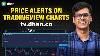 Introducing Price Alerts on TradingView Charts  tvdhanco  Dhan [upl. by Sarene]