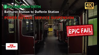 TTC POV Walk Bathurst Station to Dufferin Station Power Outage amp Service Suspension【4K 60FPS】 [upl. by Vinson855]