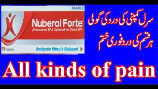 Nuberol forte  paracetamol bp amp orphenadrine citrate bp [upl. by Nat]