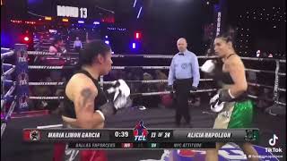 Maria Limon Garcia vs Alicia NapoleonEspinosa Total Combat League Dallas vs NYC [upl. by Ardnassac151]