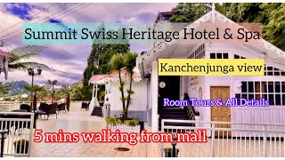 Kanchenjunga View Hotel Darjeeling  Summit Swiss Heritage Resort amp Spa  All Details [upl. by Ailhad]