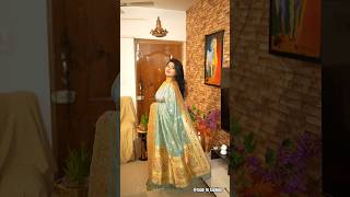 Snehalayaa Silks Tnagar Chennai  Silk sarees  Sea green saree  Love it ♥️ [upl. by Manoff]