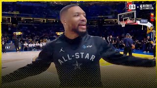 Damian Lillard Tried to Recreate His OKC GameWinning Shot  2024 NBA AllStar Weekend [upl. by Sufur]