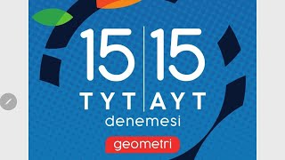 ENDEMİK GEOMETRİ DENEME  TYT 11 [upl. by Sair449]