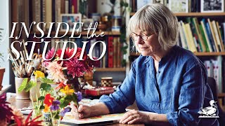 Inside the Studio  Angie Lewin artist  Country Living UK [upl. by Kinson271]