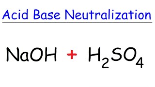 Sodium Hydroxide  Sulfuric Acid  Acid Base Neutralization Reaction [upl. by Onaicilef]