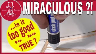 Do Grout Pens Really Work  easy way to fix stained discolored grout [upl. by Etnahsal]