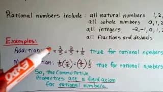 Algebra I 210a Axioms and Fields [upl. by Rhona]