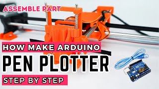 Arduino CNC Pen Plotter Part 1 චිත්‍ර අදින රොබෝ Assemble Video  Drawing amp Writing Machine slcnc [upl. by Dearden]