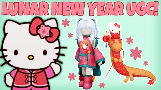 Lunar New Year UGCs  Roblox My Hello Kitty Cafe Update  Riivv3r [upl. by Lahcsap]